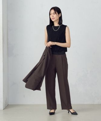 【ＵＶカット・吸汗速乾・接触冷感】　ｋｉｒｅｒｉ　ストレッチドライツイル　ストレートパンツ（１２０８ＰＫ１４）