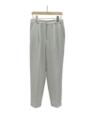 ＜COMME CA ISM (Women)＞【セットアップ対応】ポリエステルツイル　テーパードパンツ（１２０８ＰＯ１２）