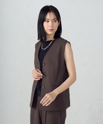 【ＵＶカット・吸汗速乾・接触冷感】ｋｉｒｅｒｉ　ストレッチドライツイル　ジレ（１２０８ＶＫ１４）