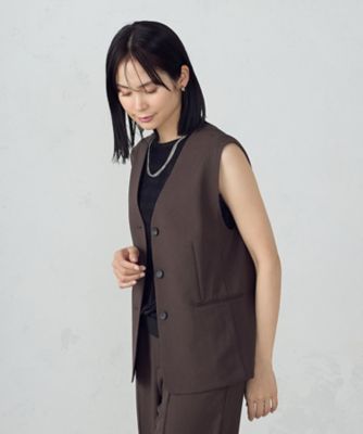 【ＵＶカット・吸汗速乾・接触冷感】ｋｉｒｅｒｉ　ストレッチドライツイル　ジレ（１２０８ＶＫ１４）
