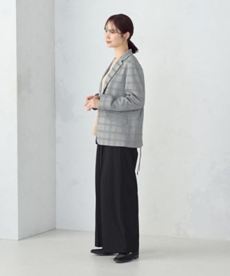 セットアップ対応】ポリエステルレーヨン テーラードジャケット