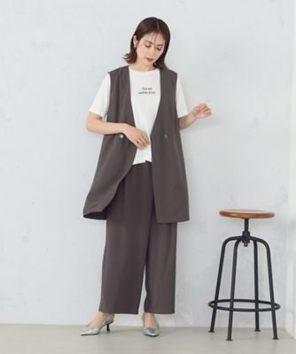 ベスト ジレ 「UVカット・接触冷感・吸水速乾」 kireri ドライヴィンテージ ジレ (セットアップ対応) レディース セール】 【UVカット・接触冷感・吸水速乾】 kireri ドライ