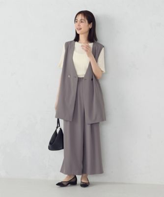 新品⭐️リライム2wayワイドパンツ　0 UVカット・吸水速乾・接触冷感】kireri ラップ風ワイド