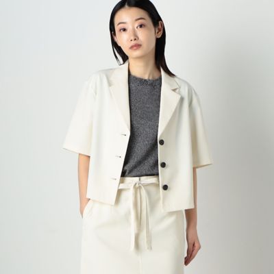 COMME CA ISM (Women)/コムサ　イズム 【セットアップ対応】テーラード　ショート　シャツ（１２１５ＩＣ１５）