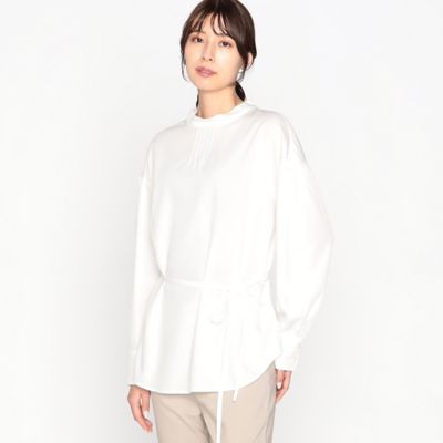 ＜COMME CA ISM (Women)＞バンドカラー　ブロード　ブラウス（１２１５ＩＥ０８）