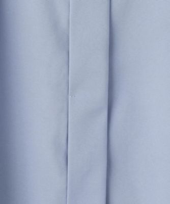 ストレッチポリエステルブロード　クロップド　ロングスリーブブラウス（１２１５ＩＩ０３）