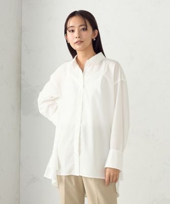 ポリエステルスパンブロードタック　ロングシャツ（１２１５ＩＫ０５）
