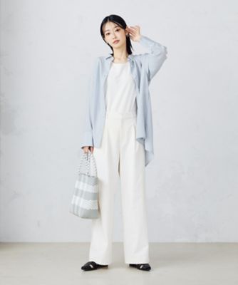 ポリエステルスパンブロードタック　ロングシャツ（１２１５ＩＫ０５）