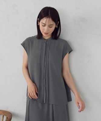 ＜COMME CA ISM (Women)＞バックプリーツデザイン　ブラウス（１２１５ＩＭ０４）