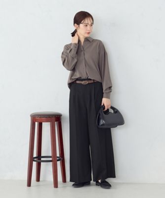 イムサエムさん スクエア ニュアンス ロングシャツ（1215IM10） | COMME CA ISM (Women