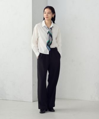 センソユニコ io comme io ボックスシルエットコットンシャツ 白 40 io comme io がリニューアルして登場 | Sensounico ONLINE STORE