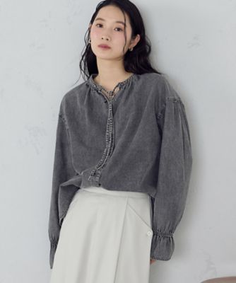 ＜COMME CA ISM (Women)＞キャンディスリーブブラウス（１２１５ＩＯ１２）