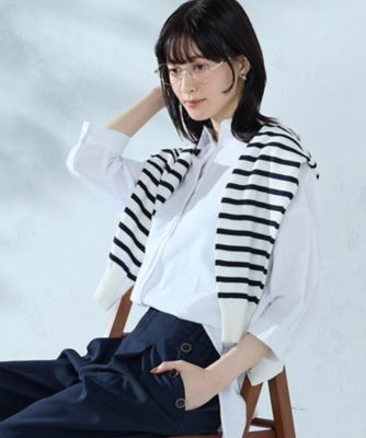 ＜COMME CA ISM (Women)＞シャンブレーシャツ（１２１５ＩＯ１４）