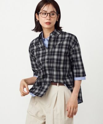 サッカーチェックシャツ（1215IO16） | COMME CA ISM (Women 