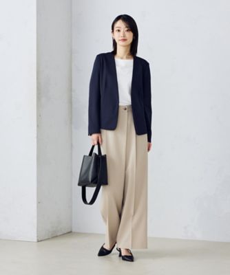 鹿の子ノーカラージャケット（1220JK04） | COMME CA ISM