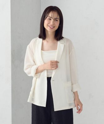 ＜COMME CA ISM (Women)＞シア―ジャケット（１２２０ＪＫ０７）