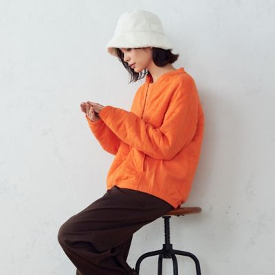 【SALE】COMME CA ISM (Women)/コムサ イズム キルティング ブルゾン オレンジ コート・ジャケット【三越伊勢丹/公式】