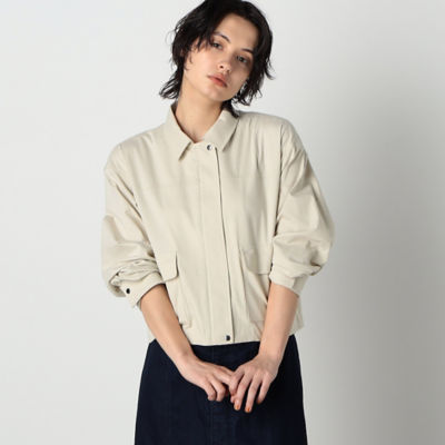 ＜三越伊勢丹/公式＞【SALE】COMME CA ISM (Women)/コムサ イズム ストレッチ ショートブルゾン ベージュ コート・ジャケット【三越伊勢丹/公式】