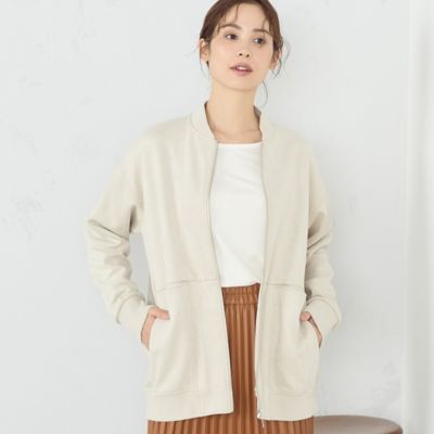 ＜COMME CA ISM (Women)＞フェイクスエード　ブルゾン（１２２１ＢＥ０７）