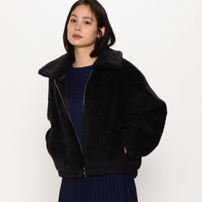 フェイクファー ステンカラーブルゾン（1221BE11） | COMME CA