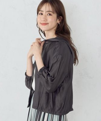 ベージュ ナイロン フード付き ジャケット adidas（アディダス）の「PRSRVE オーバーサイズフィット 2層