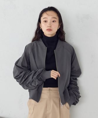 ＜COMME CA ISM (Women)＞袖ギャザーブルゾン（１２２１ＢＭ１３）
