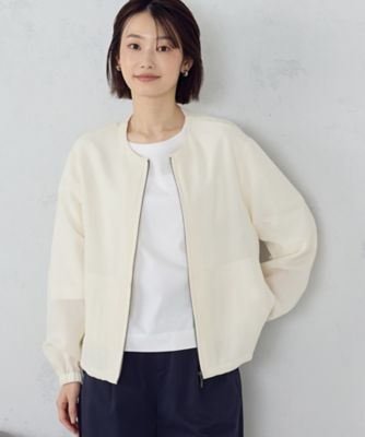 ＜COMME CA ISM (Women)＞メッシュ　ブルゾン（１２２１ＢＯ０６）