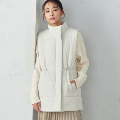 ＜COMME CA ISM (Women)＞中綿ベスト（１２２１ＶＣ０１）