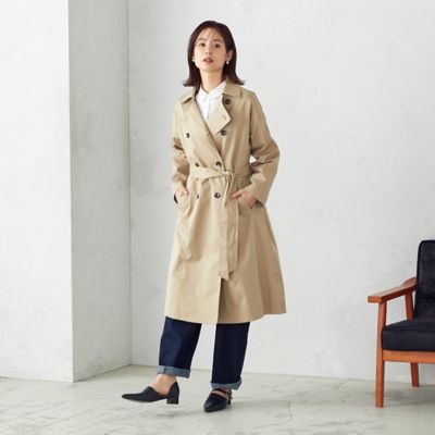 (極美品) COMME CA ISM トレンチコート ライナー付き 2way COMME CA ISM トレンチコート コート 2WAY レディース