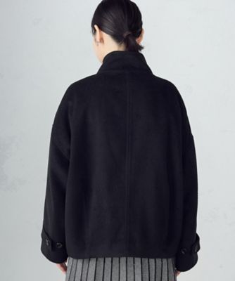 ウール混 ビーバー スタンドカラーコート（1226WI01） | COMME