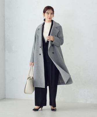 未使用級♡MICA&DEAL 中わた　チェスターコート　グレー　ロングコート ロングチェスターコート（1226WM01） | COMME CA ISM (Women
