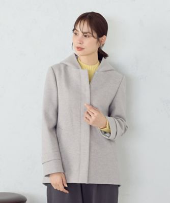 2WAYフーデッドショートコート（1226WM06） | COMME CA