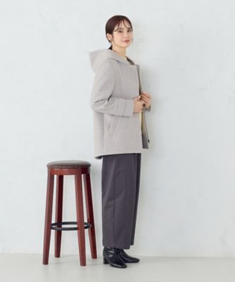 2WAYフーデッドショートコート（1226WM06） | COMME CA