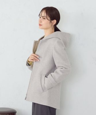 2WAYフーデッドショートコート（1226WM06） | COMME CA