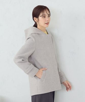 2WAYフーデッドショートコート（1226WM06） | COMME CA