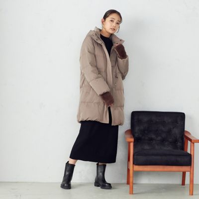 ロング フード付き ダウンコート（1227DA01） | COMME CA ISM  