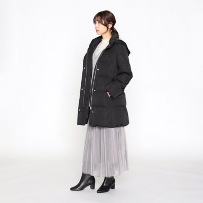 ２ＷＡＹ　リサイクルタフタ　撥水加工　ダウンロングコート（１２２７ＤＥ０２）