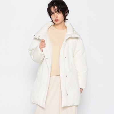 リサイクルタフタ　撥水加工　オーバーサイズ　ダウンコート（１２２７ＤＥ０３）