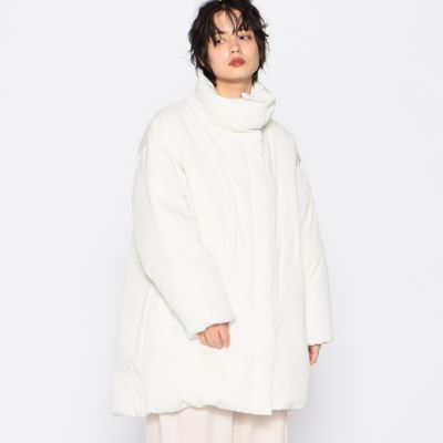 リサイクルタフタ　撥水加工　オーバーサイズ　ダウンコート（１２２７ＤＥ０３）