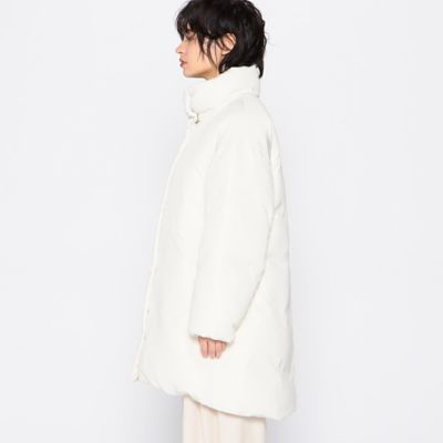 リサイクルタフタ　撥水加工　オーバーサイズ　ダウンコート（１２２７ＤＥ０３）