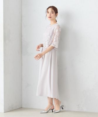 ２ＷＡＹレースブラウス付き　ワンピース（１２３１ＯＧ０１）