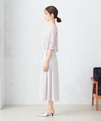 ２ＷＡＹレースブラウス付き　ワンピース（１２３１ＯＧ０１）