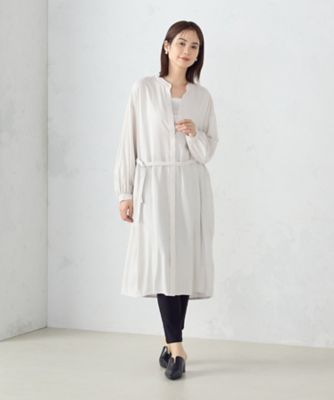 コットンライクレーヨン シャツワンピース（1231OG02 