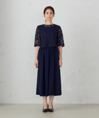２ｗａｙレースブラウス付き　ワンピース（１２３１ＯＫ０１）