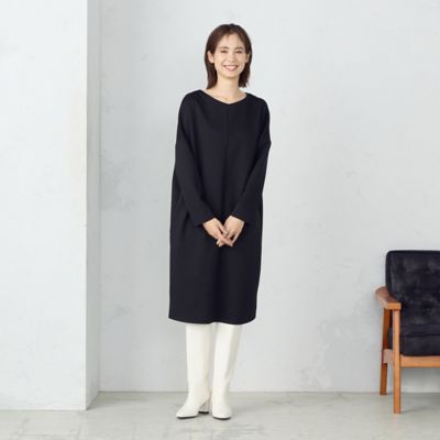 ＜COMME CA ISM (Women)＞前後２ＷＡＹ　ダンボールニット　ワンピース　（１２３４ＯＥ０１）
