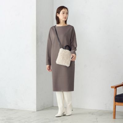 前後2WAY ダンボールニット ワンピース （1234OE01