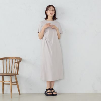 アシンメトリーデザイン　Ｔワンピース（１２３４ＯＧ０４）
