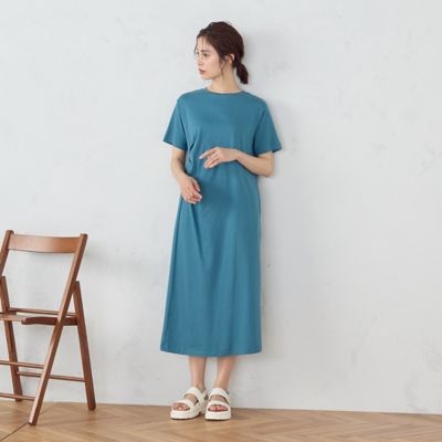 アシンメトリーデザイン　Ｔワンピース（１２３４ＯＧ０４）