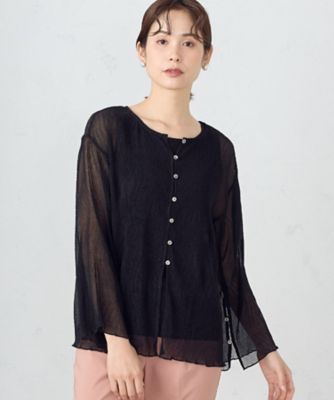 デザイナーズ 日本製 MIYAO コムデギャルソン パタンナー ブラウス シアー デザイナーズ 日本製 MIYAO コムデギャルソン パタンナー