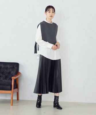 【セットアイテム】　ニットベスト＋シャツ（長袖）（１２３６ＣＩ０１）